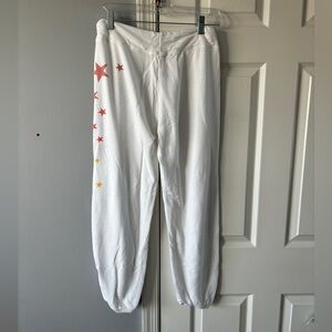 SUNDRY White Star Pajama Pants